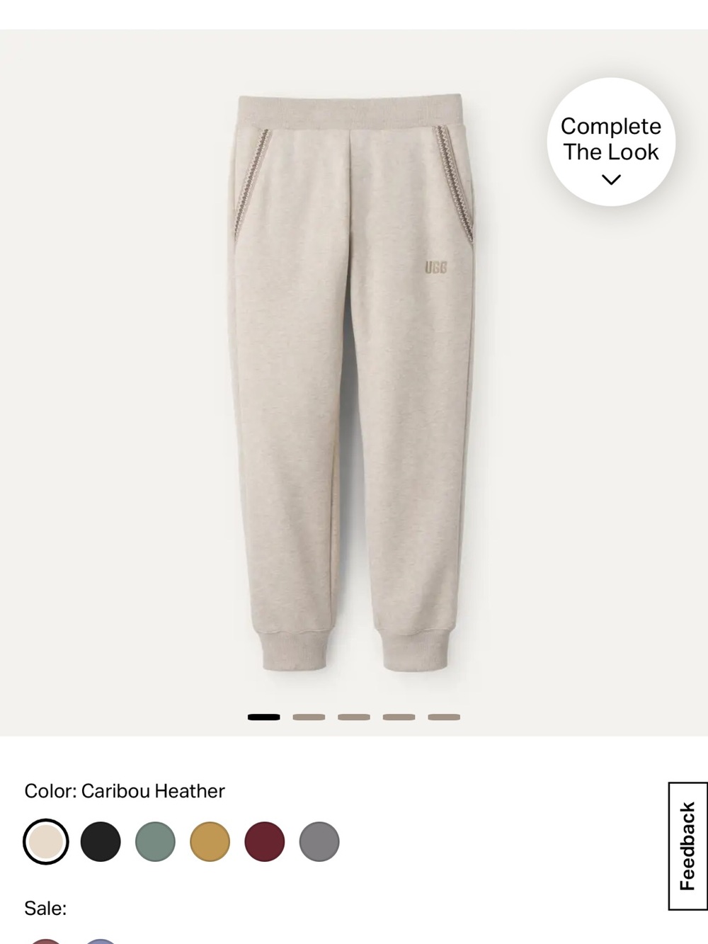 UGG Caribou Heather Jogger Pants